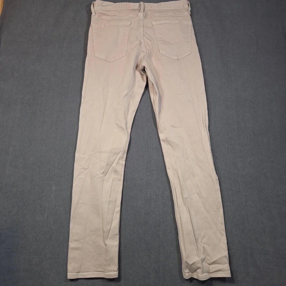 Old Navy Slim Pants Mens 30x32 Light Khaki Built-In Flex 5-Pocket S/723358-00
